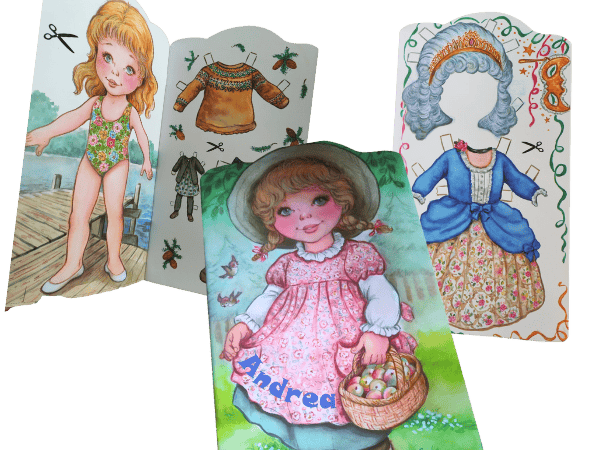 Muñeca de vestir Andrea creativa imaginación